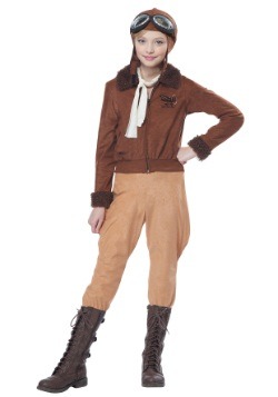 Disfraz de niña Amelia Earhart/aviadora