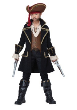Disfraz infantil de Pirata Capitán deluxe