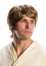Peluca de Luke Skywalker de la Guerra de las Galaxias adulto