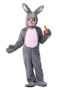 Disfraz de conejito gris para niños pequeños