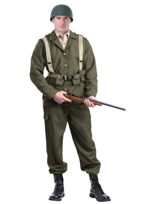 Disfraz de soldado de segunda guerra mundial