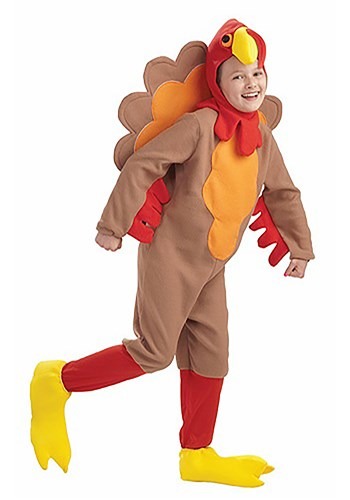 Disfraz de pavo para niños