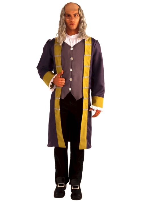 Disfraz de Benjamin Franklin para adulto