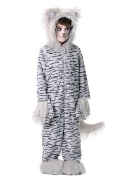 Disfraz de Deluxe Grey Cat para niños