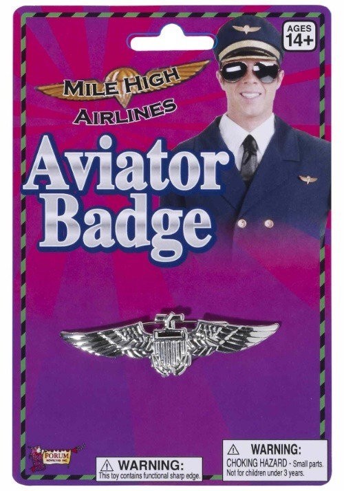 Placa de piloto de aviador