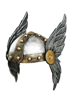 Casco con alas de cara abierta para mujer