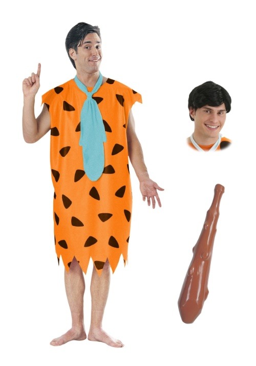 Paquete de disfraz de Fred Flintstone para hombre