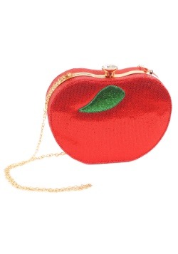Cartera de manzana con diamantes de imitación