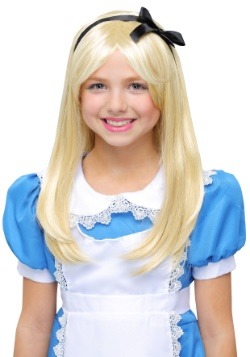 Peluca infantil Deluxe de Alicia