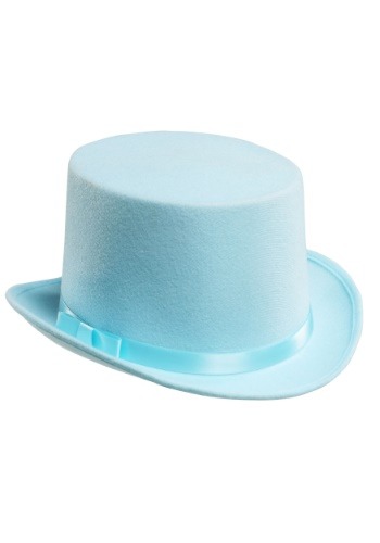 Sombrero de copa para esmoquin azul
