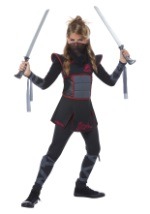 Disfraz de Ninja negro para niñas