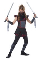 Disfraz de Ninja negro para niñas