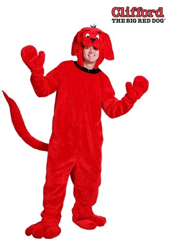Disfraz de Clifford el gran perro rojo para adulto