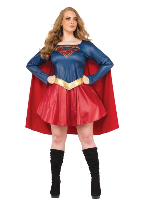 Disfraz de Supergirl TV para mujer talla grande