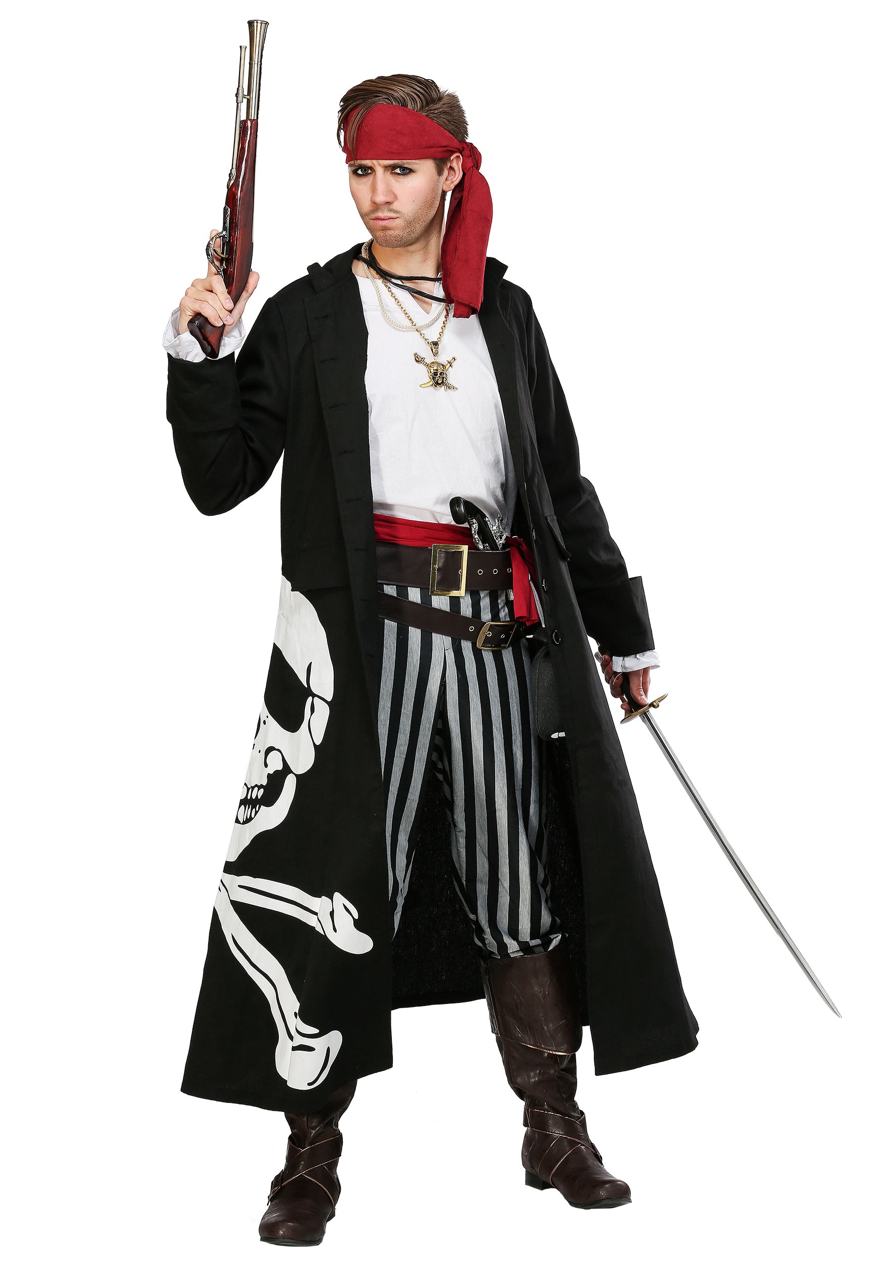 Administración antártico tener Disfraz de Capitán Bandera Pirata para hombre