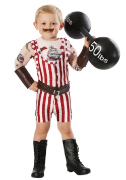 Disfraz de Strongman Vintage para niño