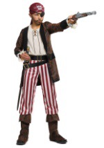 Vestido de abrigo café de pirata para niño