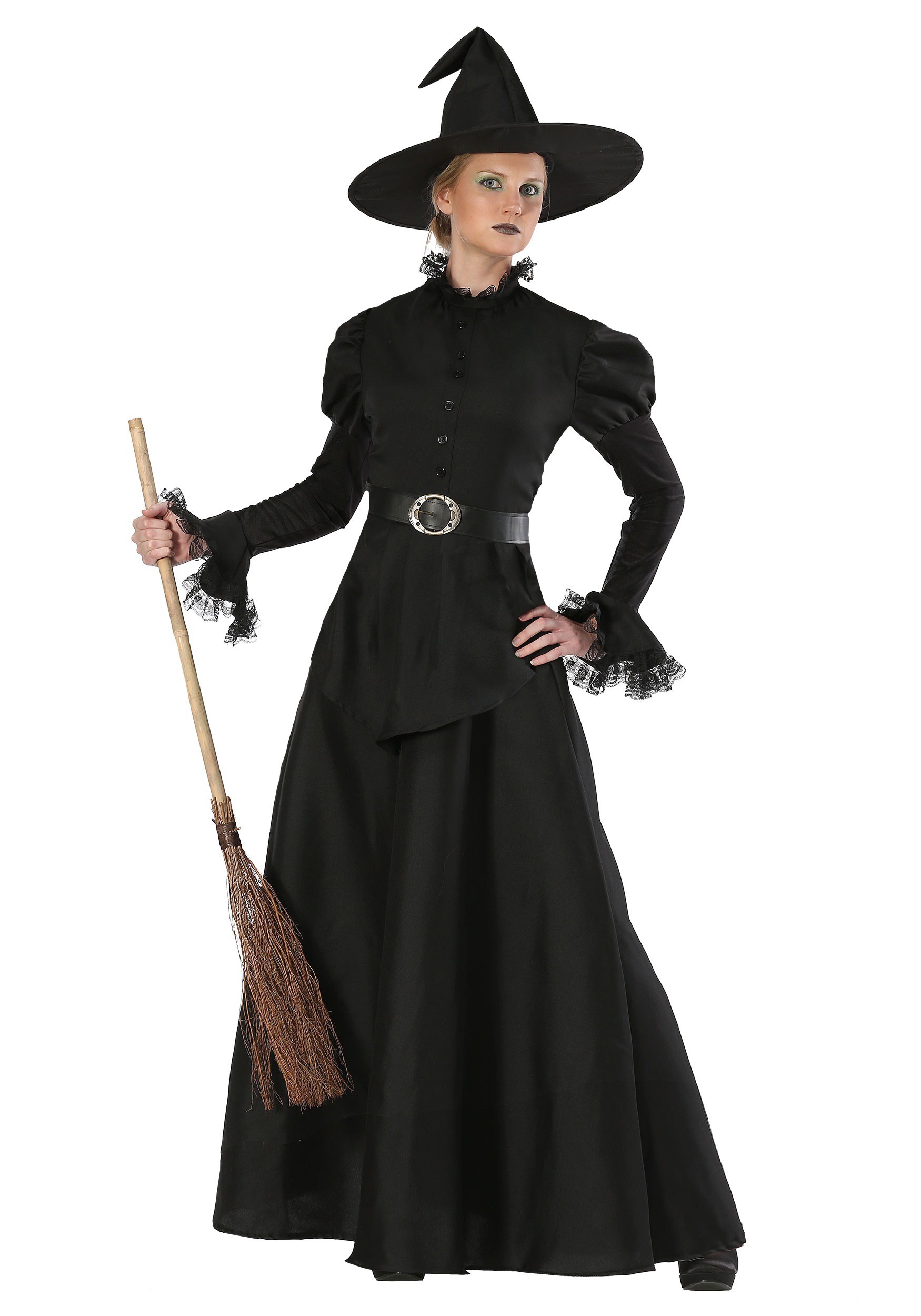 Disfraz clásico para mujer de bruja negra