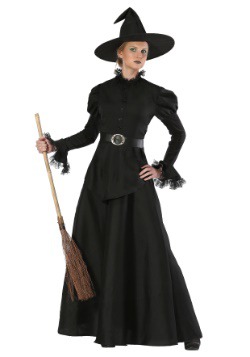 Disfraz de bruja negra clásica talla grande para mujer