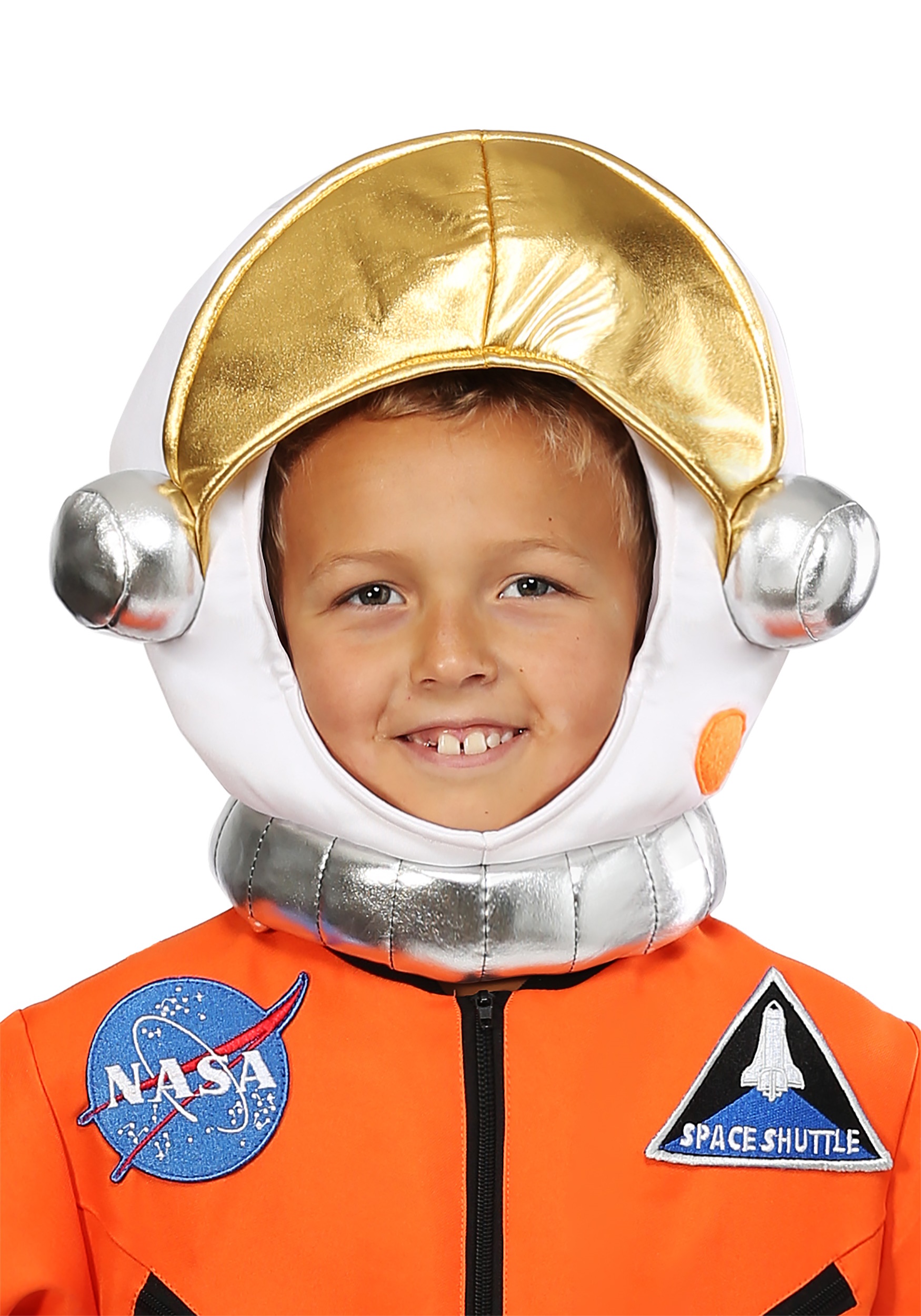Casco espacial de astronauta para niños con efecto de fotomatón