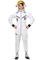 Disfraz de mono astronauta blanco