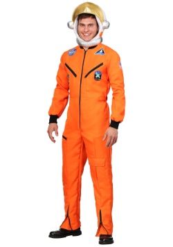 Disfraz de mono astronauta naranja