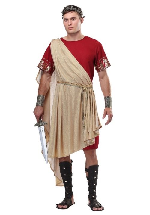 Disfraz de romano toga para hombre