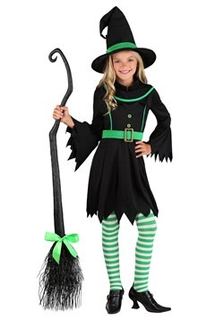 Disfraz de bruja esmeralda para niñas