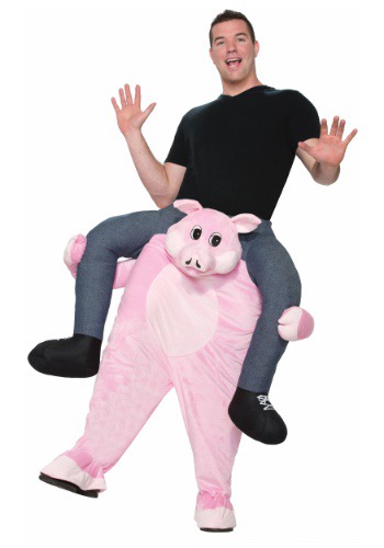 Adulto Piggy Back Ride en traje