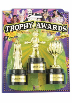 Trofeos de trofeos de fiesta de disfraces - paquete de 3