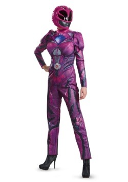 Disfraz de Power Rangers Movie Pink Ranger Deluxe para mujer