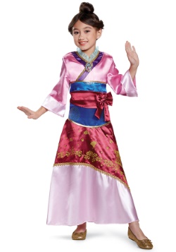 Disfraz de Mulan Deluxe para niña