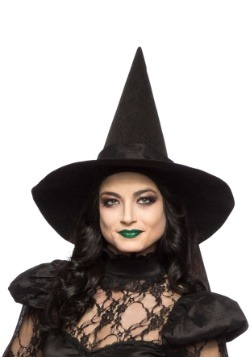 Sombrero de bruja con lazo para adulto