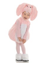 Disfraz de conejito rosado para niña pequeña