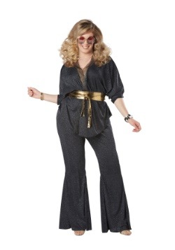 Disfraz Disco Dazzler Plus Talla para mujeres