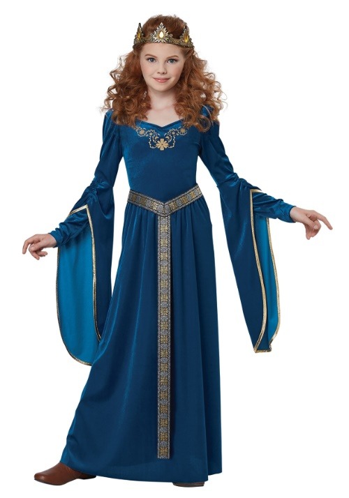 Disfraz de princesa medieval para niña