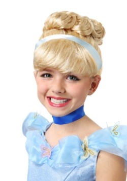 Peluca de Cenicienta para niñas