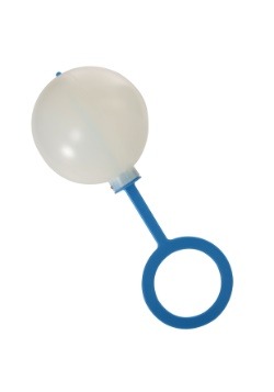 Sonaja azul para bebé