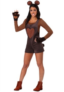 Disfraz de oso peluche para mujer