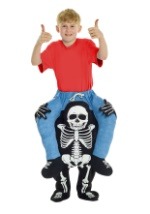 Disfraz de montar en la esqueleto para niños