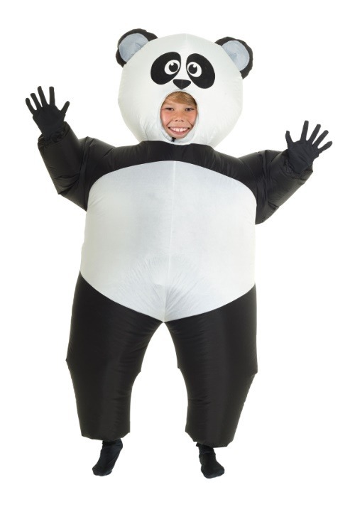 Disfraz de panda inflable infantil