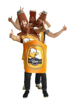 Disfraz de botella de cerveza para adulto
