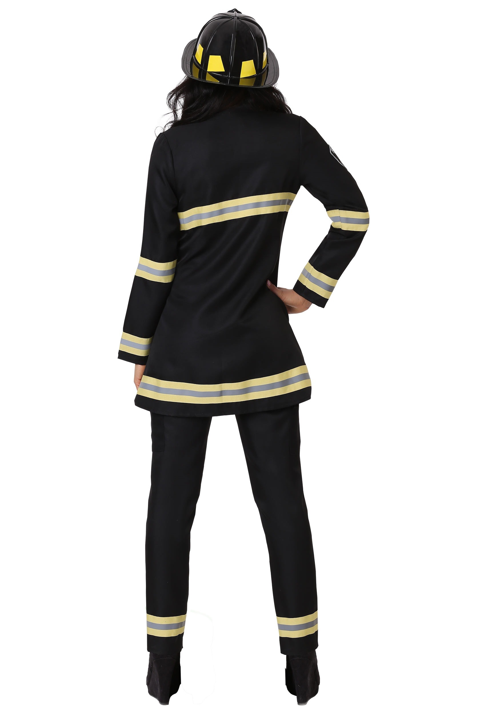 Dress Up America Disfraz de bombero para adultos - Conjunto de  disfraz de bombero, Negro - : Ropa, Zapatos y Joyería