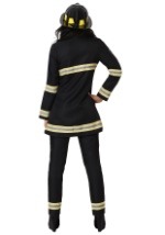 Disfraz de bombero negro para mujer Alt2