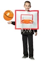 Disfraz infantil con aro de baloncesto