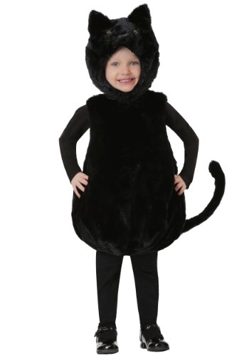 Disfraz de gatito negro de cuerpo de burbuja para niños pequ