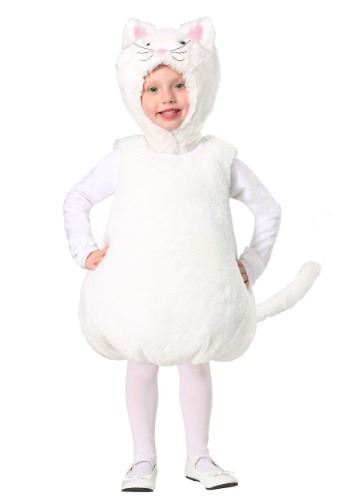 Toddler Bubble Body Disfraz de Kitty blanco