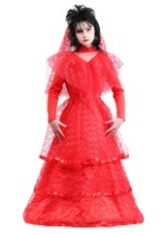Vestido de novia rojo gótico infantil