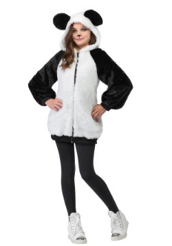 Disfraz de Panda con capucha para niña