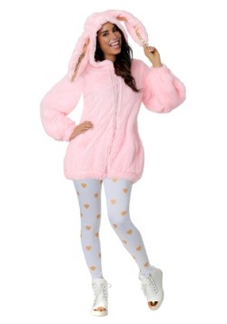 Disfraz de Conejito Rosa Fuzzy para Mujer